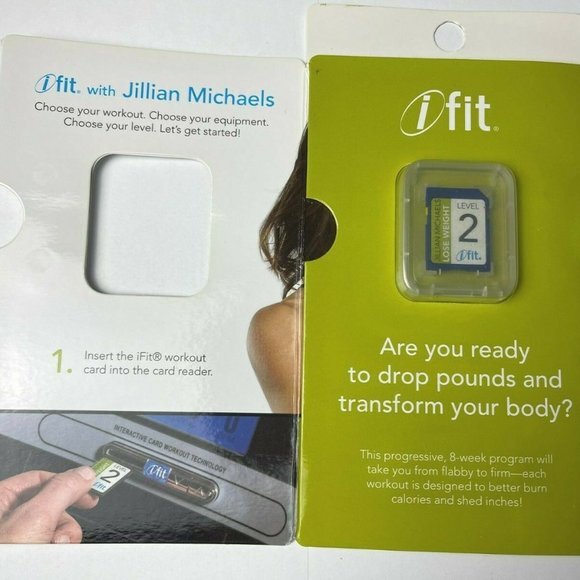 iFit Jillian Michaels Lose Weight Level 2 SD Card Workouts Treadmill Elliptical - Picture 6 of 7